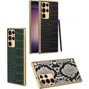 Custodia protettiva PU galvanica Samsung Galaxy S23 Ultra 5G