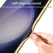 Custodia protettiva PU galvanica Samsung Galaxy S23 Ultra 5G