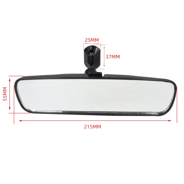 Specchietto retrovisore ausiliario riflettente con vista sul campo ampio modificato per auto da 8 pollici, 8 inch