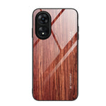 Custodia vetro con venature legno per OPPO A17