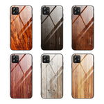 Custodia vetro con venature legno per Samsung Galaxy A04