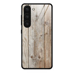 Custodia vetro con venature legno per Samsung Galaxy S23 5G