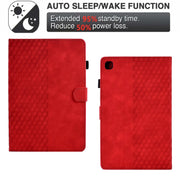 Custodia tablet in pelle goffrata per Samsung Galaxy Tab S6 Lite