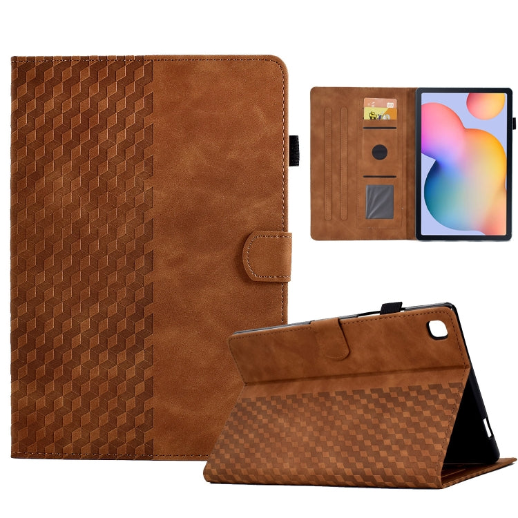 Custodia tablet in pelle goffrata per Samsung Galaxy Tab S6 Lite