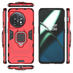 Per OnePlus 11 5G Supporto per anello magnetico per PC + custodia per telefono in TPU, For OnePlus 11 5G