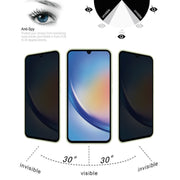 Pellicola vetro temperato privacy per Samsung Galaxy A34 5G