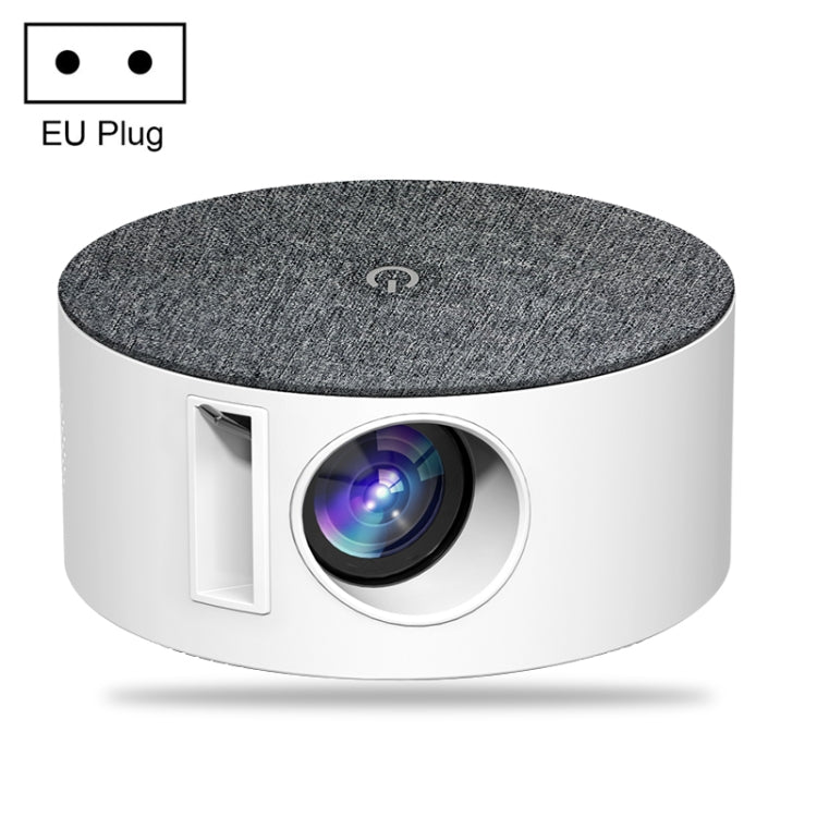 Mini proiettore LED HD T2 800x480 da 1000 lumen, specifica: spina europea, EU Plug