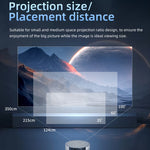 Mini proiettore LED HD 800x480 1000 lumen con HDMI e USB