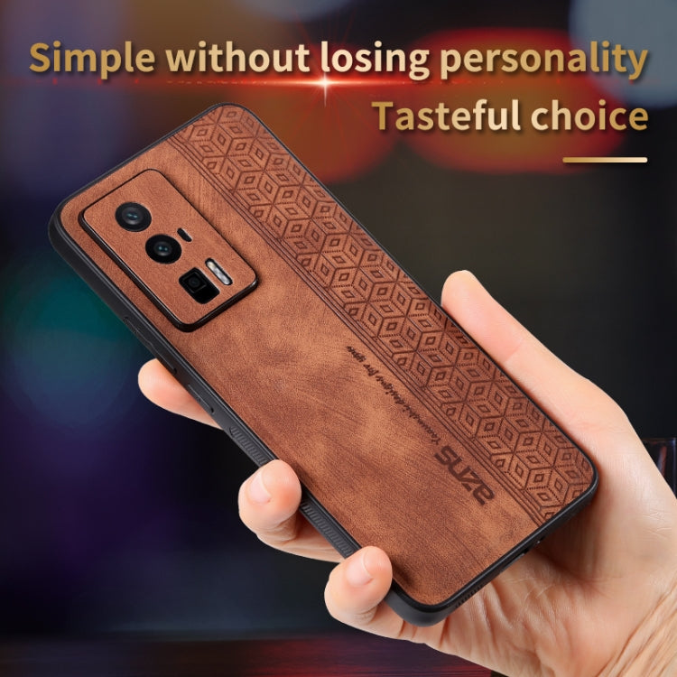 Custodia per telefono AZNS in pelle goffrata 3D, For Xiaomi Redmi K60 / K60 Pro