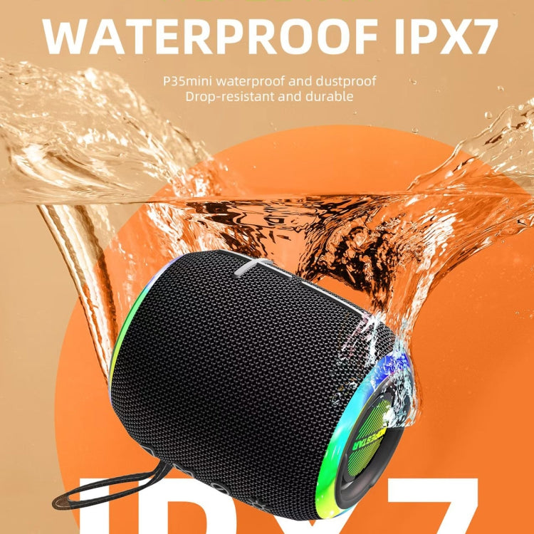 Altoparlante Bluetooth HOPESTAR P35 mini 10W da esterno impermeabile IPX7, P35 mini