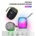 HOPESTAR P50 mini Altoparlante Bluetooth impermeabile con luce RGB da esterno, P50 mini
