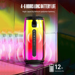 HOPESTAR P49 Tone Pulse RGB Light Altoparlante Bluetooth impermeabile, P49(Black), P49(Grey), P49(Blue)