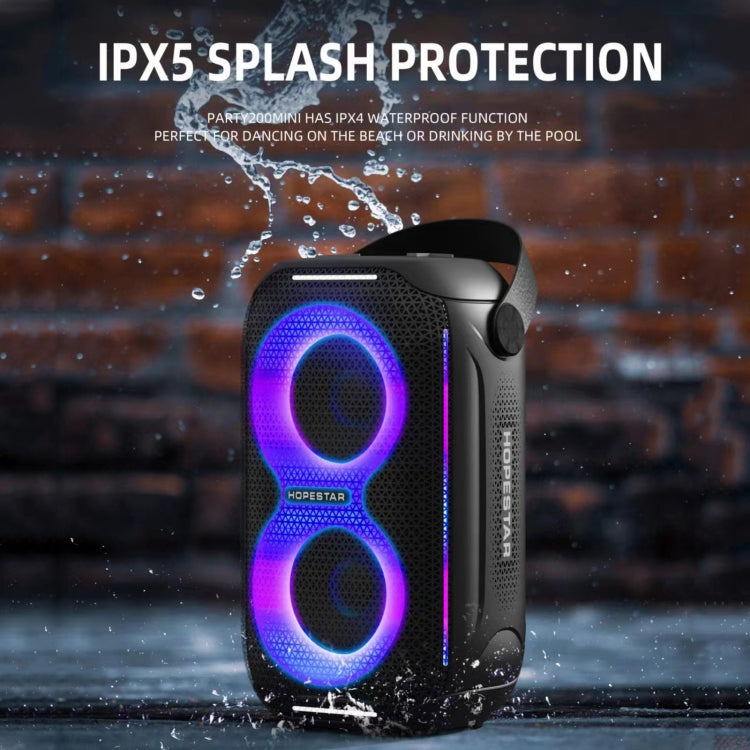 HOPESTAR Party200 mini Altoparlante Bluetooth portatile Tone Pulse RGB Light, Party200 mini