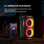 HOPESTAR Party200 mini Altoparlante Bluetooth portatile Tone Pulse RGB Light, Party200 mini