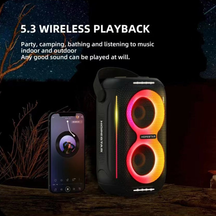 HOPESTAR Party200 mini Altoparlante Bluetooth portatile Tone Pulse RGB Light, Party200 mini