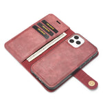 Custodia in pelle magnetica staccabile DG.MING Crazy Horse Texture, For iPhone 12/12 Pro, For iPhone 12 Pro Max, For Samsung Galaxy S23 5G, For Samsung Galaxy S23+ 5G
