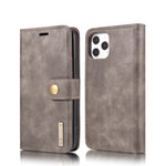 Custodia in pelle magnetica staccabile DG.MING Crazy Horse Texture, For iPhone 12/12 Pro, For iPhone 12 Pro Max, For Samsung Galaxy S23 5G, For Samsung Galaxy S23+ 5G