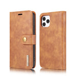 Custodia in pelle magnetica staccabile DG.MING Crazy Horse Texture, For iPhone 12/12 Pro, For iPhone 12 Pro Max, For Samsung Galaxy S23 5G, For Samsung Galaxy S23+ 5G