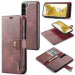 Custodia in pelle magnetica staccabile DG.MING Crazy Horse Texture, For iPhone 12/12 Pro, For iPhone 12 Pro Max, For Samsung Galaxy S23 5G, For Samsung Galaxy S23+ 5G