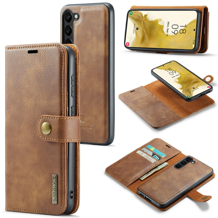 Custodia in pelle magnetica staccabile DG.MING Crazy Horse Texture, For iPhone 12/12 Pro, For iPhone 12 Pro Max, For Samsung Galaxy S23 5G, For Samsung Galaxy S23+ 5G