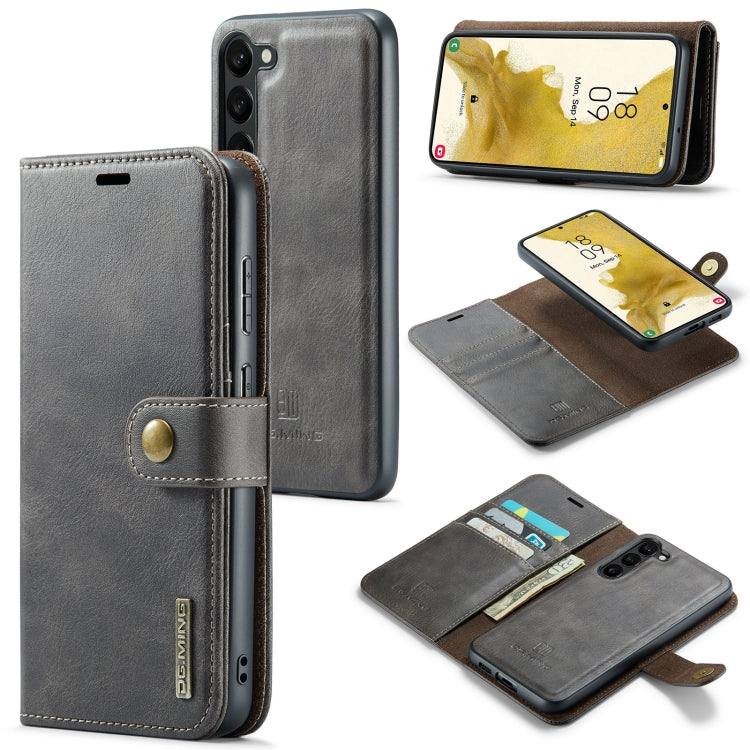 Custodia in pelle magnetica staccabile DG.MING Crazy Horse Texture, For iPhone 12/12 Pro, For iPhone 12 Pro Max, For Samsung Galaxy S23 5G, For Samsung Galaxy S23+ 5G