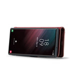 Custodia in pelle magnetica staccabile DG.MING Crazy Horse Texture, For Samsung Galaxy S23 Ultra 5G