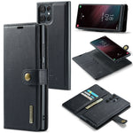 Custodia in pelle magnetica staccabile DG.MING Crazy Horse Texture, For Samsung Galaxy S23 Ultra 5G