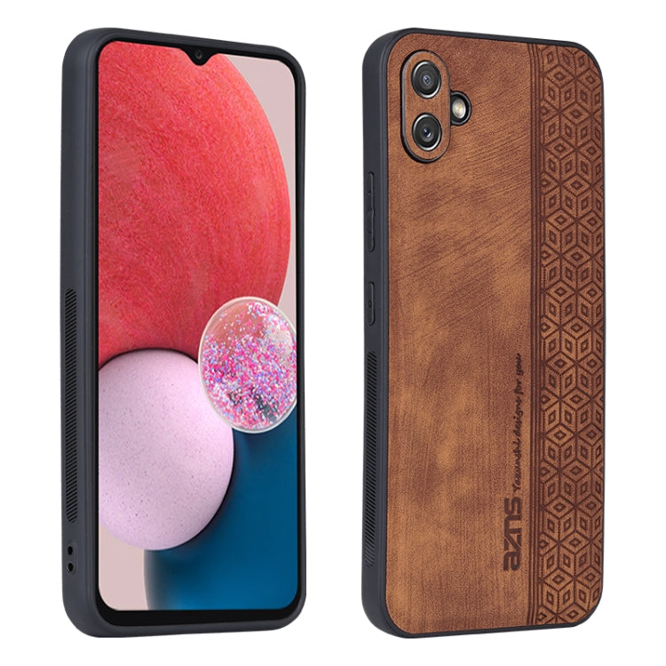 Custodia per telefono AZNS in pelle goffrata 3D, For Samsung Galaxy S23 Ultra 5G, For Samsung Galaxy A04e