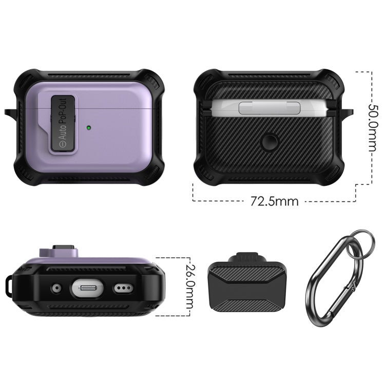 Custodia per auricolari wireless Signal Flag con chiusura di sicurezza, For AirPods Pro 2, For AirPods 3, For AirPods Pro, For AirPods 1 / 2