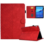 Custodia Smart Tablet in pelle goffrata rombo, For Huawei MatePad T5 10.0, For Huawei MatePad T10 / T10S / Honor Tablet 6, For Lenovo Tab M10 2nd TB-X306F/X306X, For Lenovo Tab M10 / M10 Plus FHD X606F