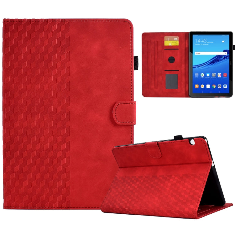Custodia Smart Tablet in pelle goffrata rombo, For Huawei MatePad T5 10.0, For Huawei MatePad T10 / T10S / Honor Tablet 6, For Lenovo Tab M10 2nd TB-X306F/X306X, For Lenovo Tab M10 / M10 Plus FHD X606F