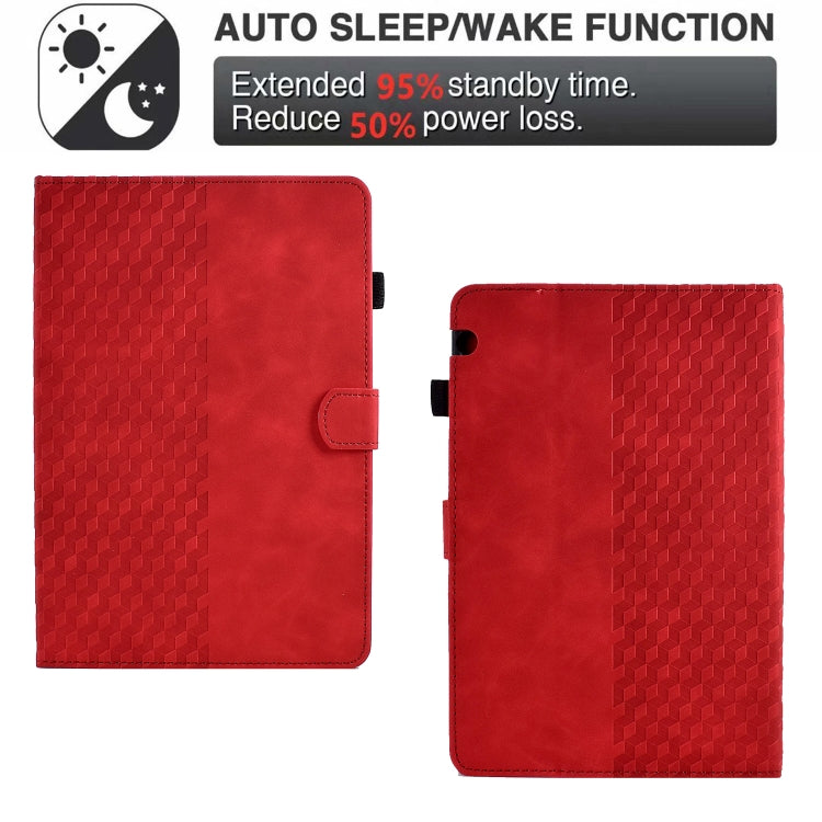 Custodia Smart Tablet in pelle goffrata rombo, For Huawei MatePad T5 10.0, For Huawei MatePad T10 / T10S / Honor Tablet 6, For Lenovo Tab M10 2nd TB-X306F/X306X, For Lenovo Tab M10 / M10 Plus FHD X606F