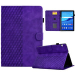 Custodia Smart Tablet in pelle goffrata rombo, For Huawei MatePad T5 10.0, For Huawei MatePad T10 / T10S / Honor Tablet 6, For Lenovo Tab M10 2nd TB-X306F/X306X, For Lenovo Tab M10 / M10 Plus FHD X606F