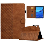 Custodia Smart Tablet in pelle goffrata rombo, For Huawei MatePad T5 10.0, For Huawei MatePad T10 / T10S / Honor Tablet 6, For Lenovo Tab M10 2nd TB-X306F/X306X, For Lenovo Tab M10 / M10 Plus FHD X606F