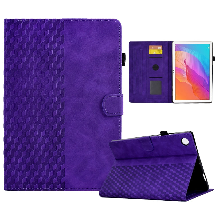 Custodia Smart Tablet in pelle goffrata rombo, For Huawei MatePad T5 10.0, For Huawei MatePad T10 / T10S / Honor Tablet 6, For Lenovo Tab M10 2nd TB-X306F/X306X, For Lenovo Tab M10 / M10 Plus FHD X606F