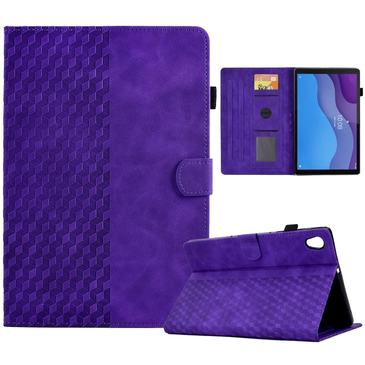 Custodia Smart Tablet in pelle goffrata rombo, For Huawei MatePad T5 10.0, For Huawei MatePad T10 / T10S / Honor Tablet 6, For Lenovo Tab M10 2nd TB-X306F/X306X, For Lenovo Tab M10 / M10 Plus FHD X606F