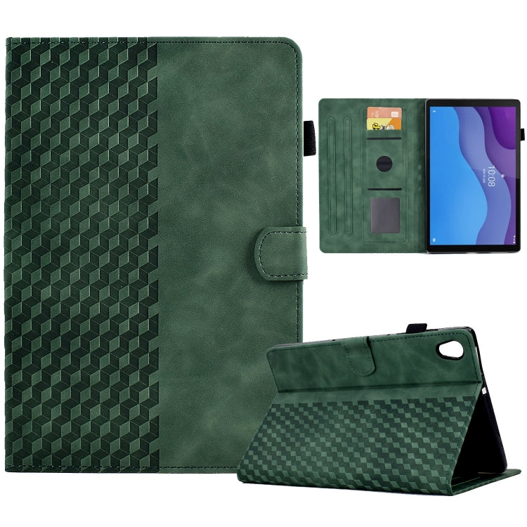 Custodia Smart Tablet in pelle goffrata rombo, For Huawei MatePad T5 10.0, For Huawei MatePad T10 / T10S / Honor Tablet 6, For Lenovo Tab M10 2nd TB-X306F/X306X, For Lenovo Tab M10 / M10 Plus FHD X606F