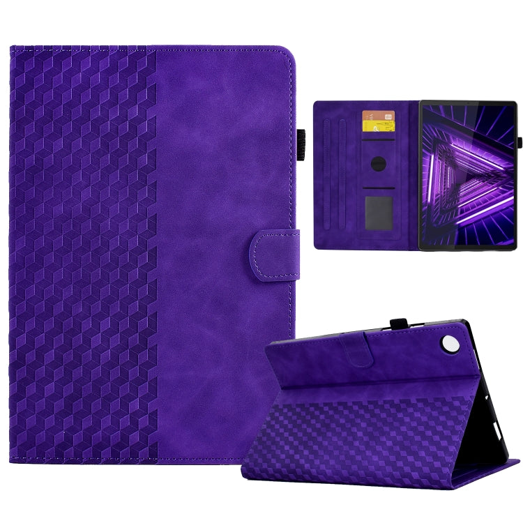 Custodia Smart Tablet in pelle goffrata rombo, For Huawei MatePad T5 10.0, For Huawei MatePad T10 / T10S / Honor Tablet 6, For Lenovo Tab M10 2nd TB-X306F/X306X, For Lenovo Tab M10 / M10 Plus FHD X606F