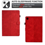 Custodia Smart Tablet in pelle goffrata rombo, For Lenovo Tab M10 Plus Gen 3, For Lenovo Tab P11 / J606F