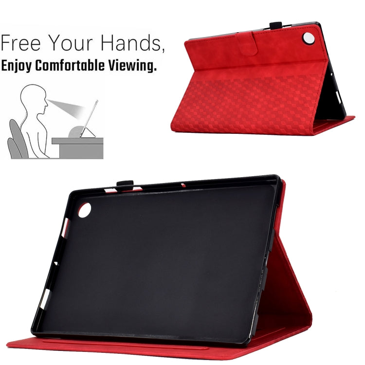 Custodia Smart Tablet in pelle goffrata rombo, For Lenovo Tab M10 Plus Gen 3, For Lenovo Tab P11 / J606F