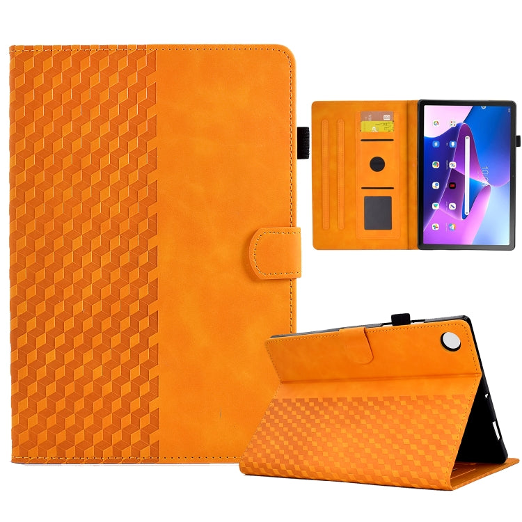 Custodia Smart Tablet in pelle goffrata rombo, For Lenovo Tab M10 Plus Gen 3, For Lenovo Tab P11 / J606F