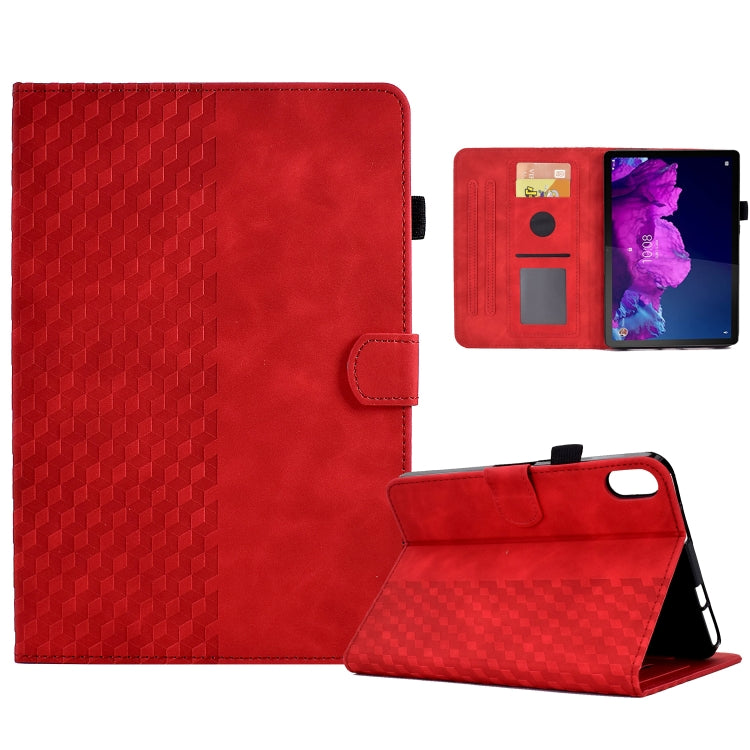 Custodia Smart Tablet in pelle goffrata rombo, For Lenovo Tab M10 Plus Gen 3, For Lenovo Tab P11 / J606F