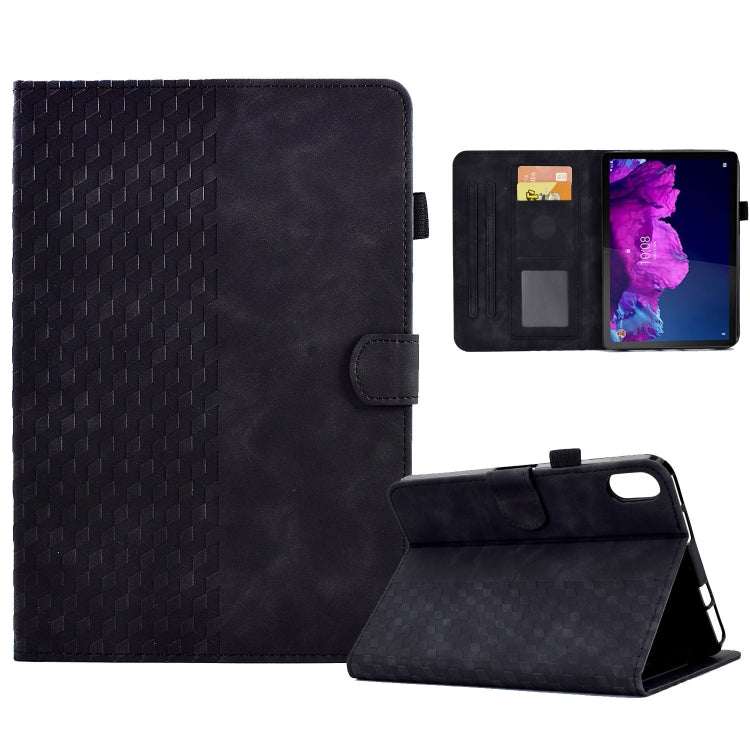 Custodia Smart Tablet in pelle goffrata rombo, For Lenovo Tab M10 Plus Gen 3, For Lenovo Tab P11 / J606F