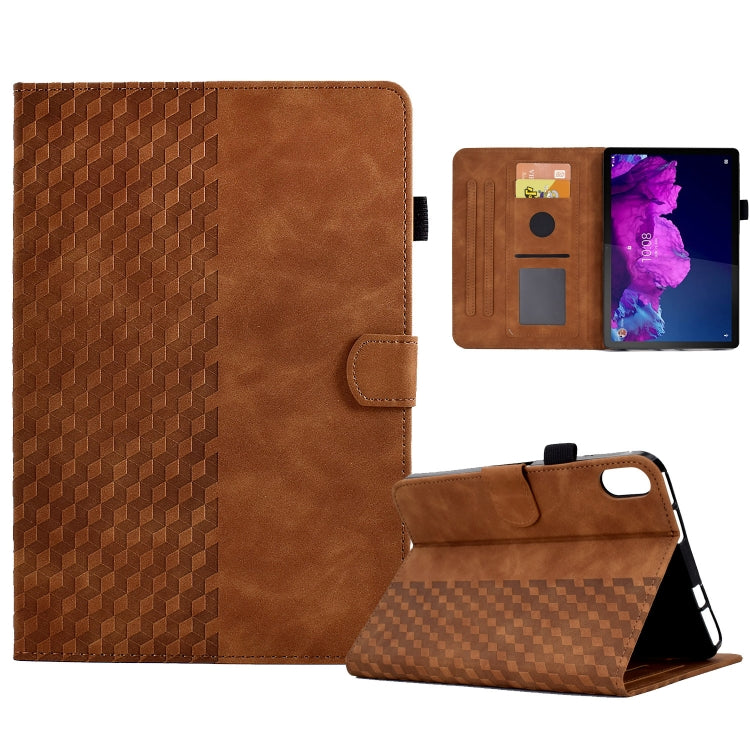 Custodia Smart Tablet in pelle goffrata rombo, For Lenovo Tab M10 Plus Gen 3, For Lenovo Tab P11 / J606F