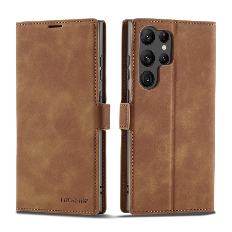 Forwenw Dream Series Custodia per telefono in pelle con forte magnetismo Oil Edge, For Samsung Galaxy S23 Ultra 5G, For Samsung Galaxy A14 5G, For Samsung Galaxy A54 5G, For iPhone 14, For iPhone 14 Plus, For iPhone 14 Pro