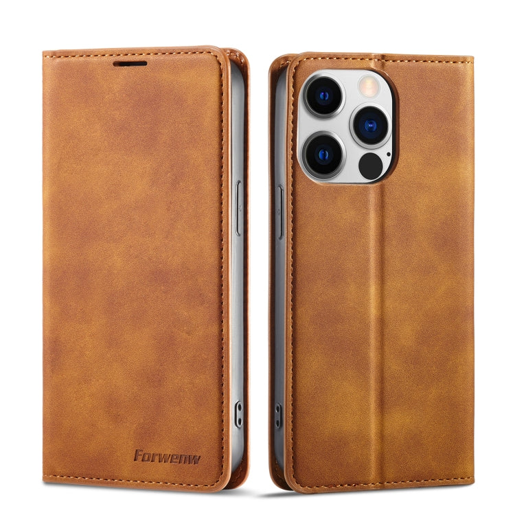 Forwenw Dream Series Custodia per telefono in pelle con forte magnetismo Oil Edge, For Samsung Galaxy S23 Ultra 5G, For Samsung Galaxy A14 5G, For Samsung Galaxy A54 5G, For iPhone 14, For iPhone 14 Plus, For iPhone 14 Pro