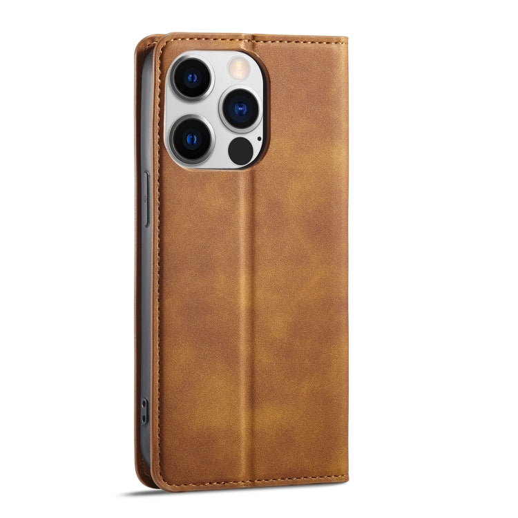 Forwenw Dream Series Custodia per telefono in pelle con forte magnetismo Oil Edge, For iPhone 14 Pro Max