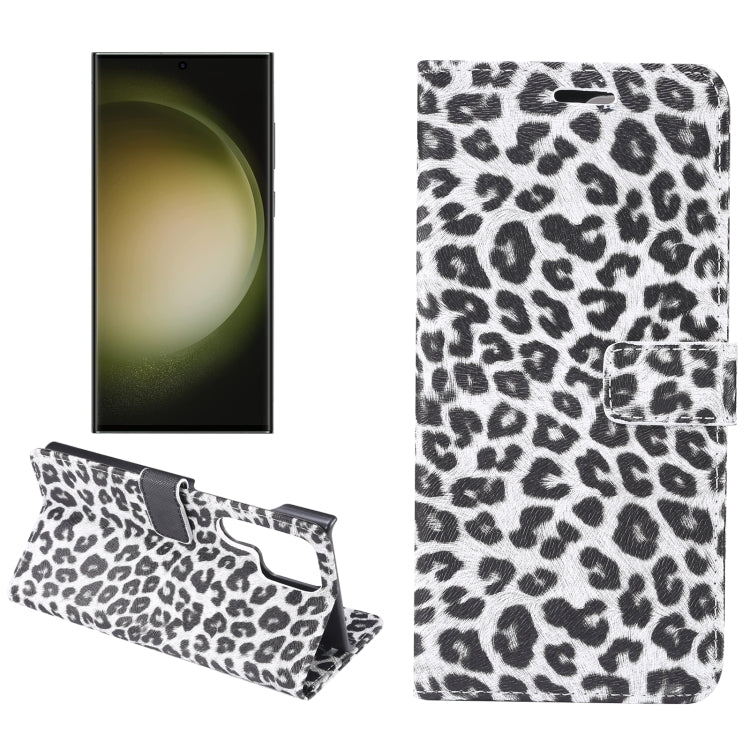 Custodia per cellulare in pelle con motivo leopardato, For Samsung Galaxy S23 5G, For Samsung Galaxy S23+ 5G, For Samsung Galaxy S23 Ultra 5G, For Samsung Galaxy A14 5G / 4G, For Samsung Galaxy A54 5G