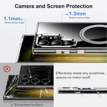 Custodia per telefono MagSafe satinata trasparente, For Samsung Galaxy S26 Ultra 5G, For Samsung Galaxy S25 5G, For Samsung Galaxy S25+ 5G, For Samsung Galaxy S25 Ultra 5G, For Samsung Galaxy S24 FE 5G, For Samsung Galaxy S24 Ultra 5G                  ...
