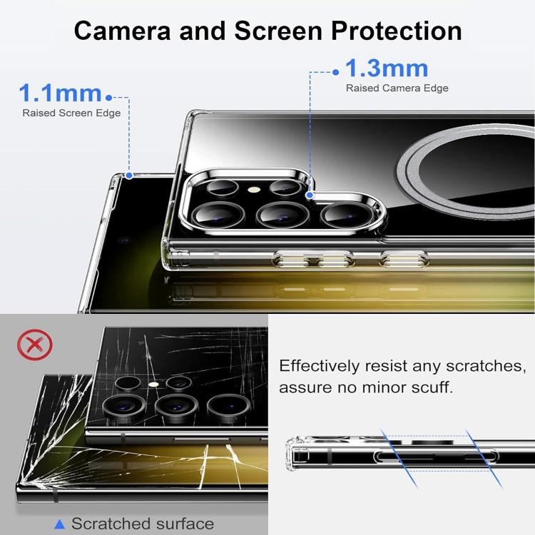 Custodia per telefono MagSafe satinata trasparente, For Samsung Galaxy S26 Ultra 5G, For Samsung Galaxy S25 5G, For Samsung Galaxy S25+ 5G, For Samsung Galaxy S25 Ultra 5G, For Samsung Galaxy S24 FE 5G, For Samsung Galaxy S24 Ultra 5G                  ...